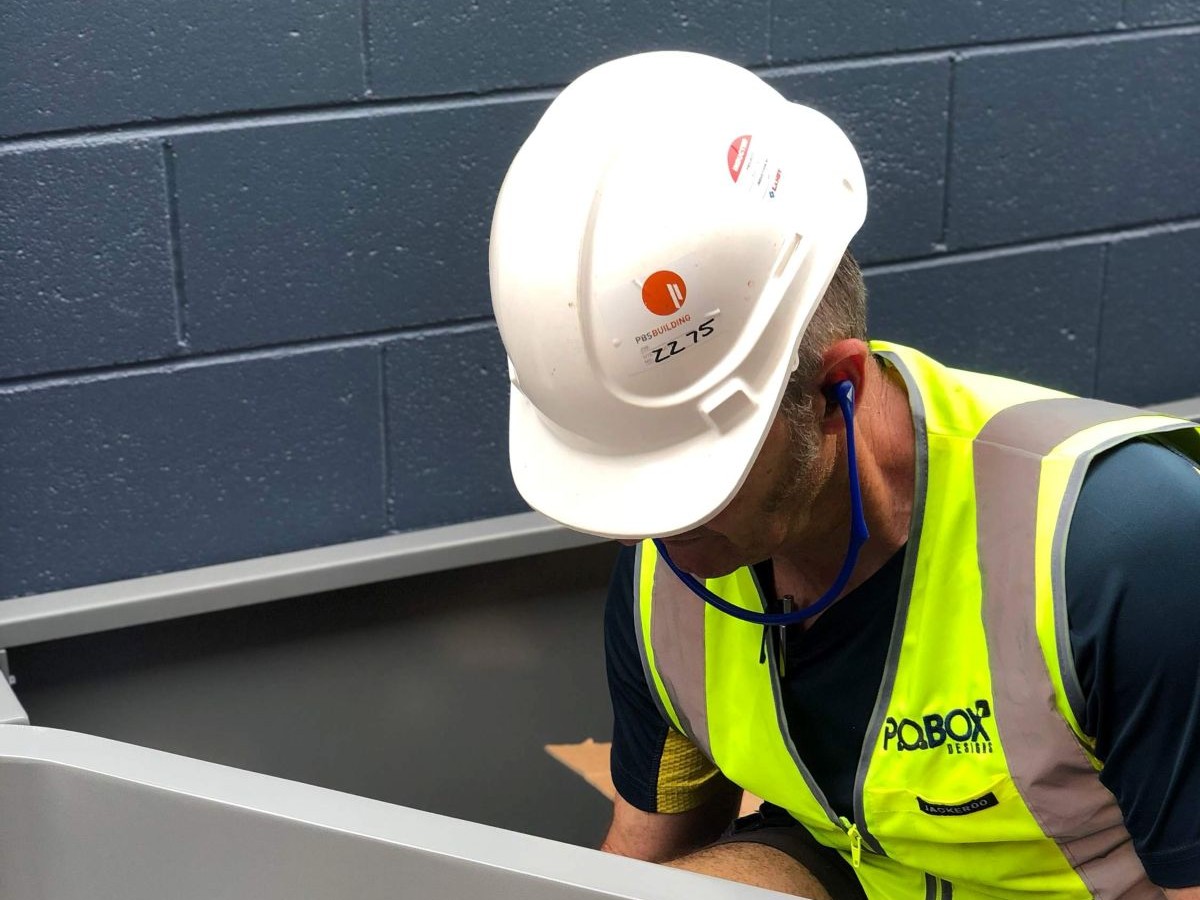 POBOX team on-site setout and install